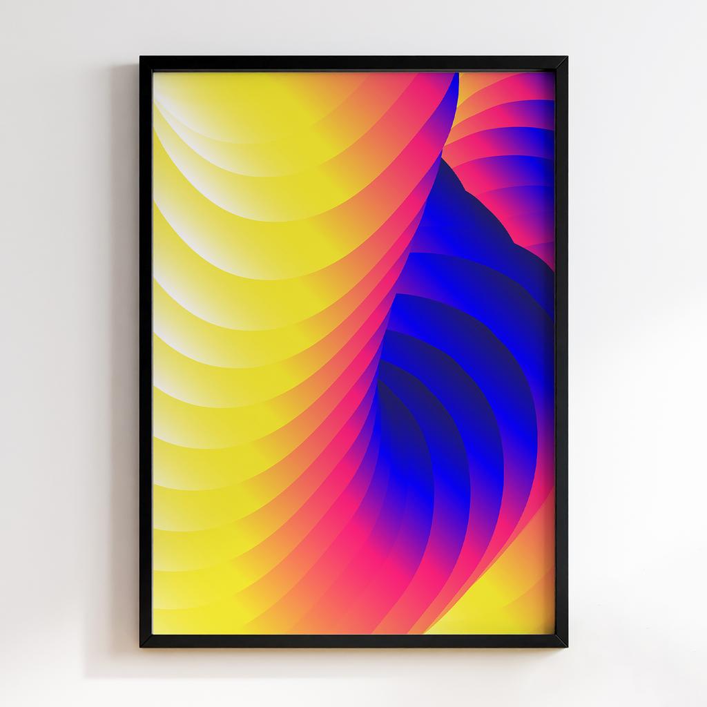 Постер Абстракція та Градієнт (Gradient Art) ANG39