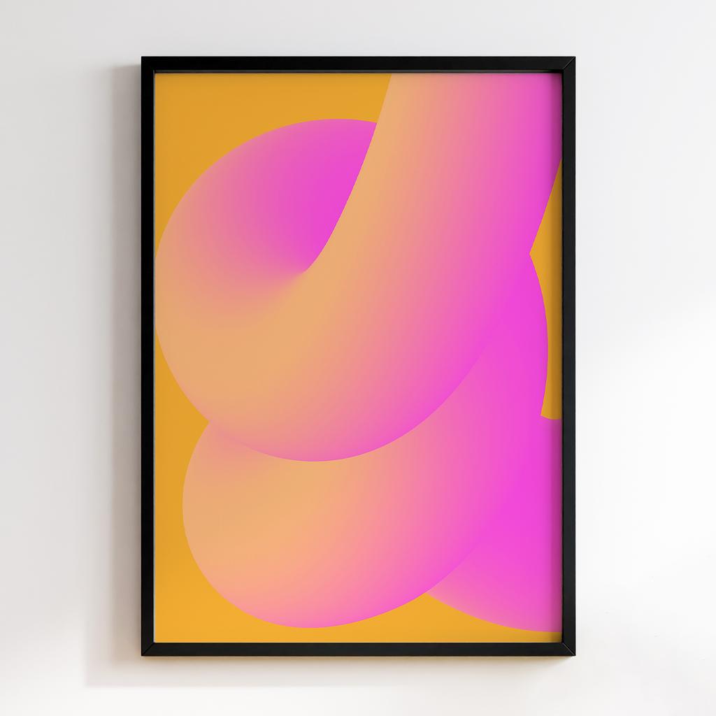 Постер Абстракція та Градієнт (Gradient Art) ANG52