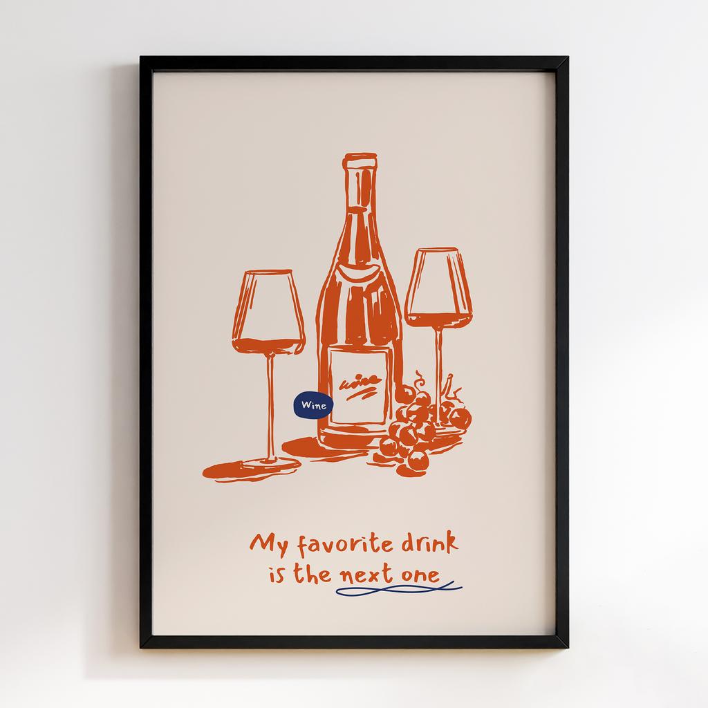 Постер Напої та Алкоголь DFT59