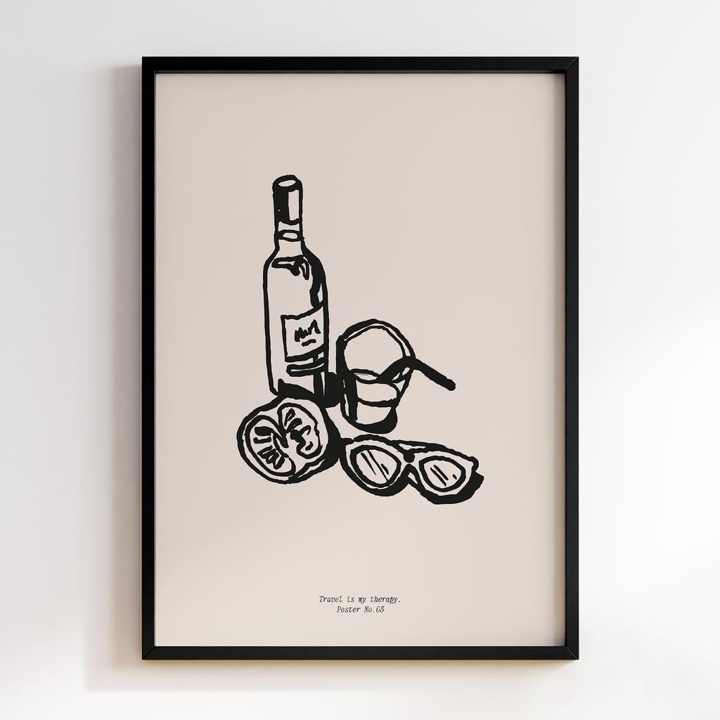 Постер Напої та Алкоголь DFT107