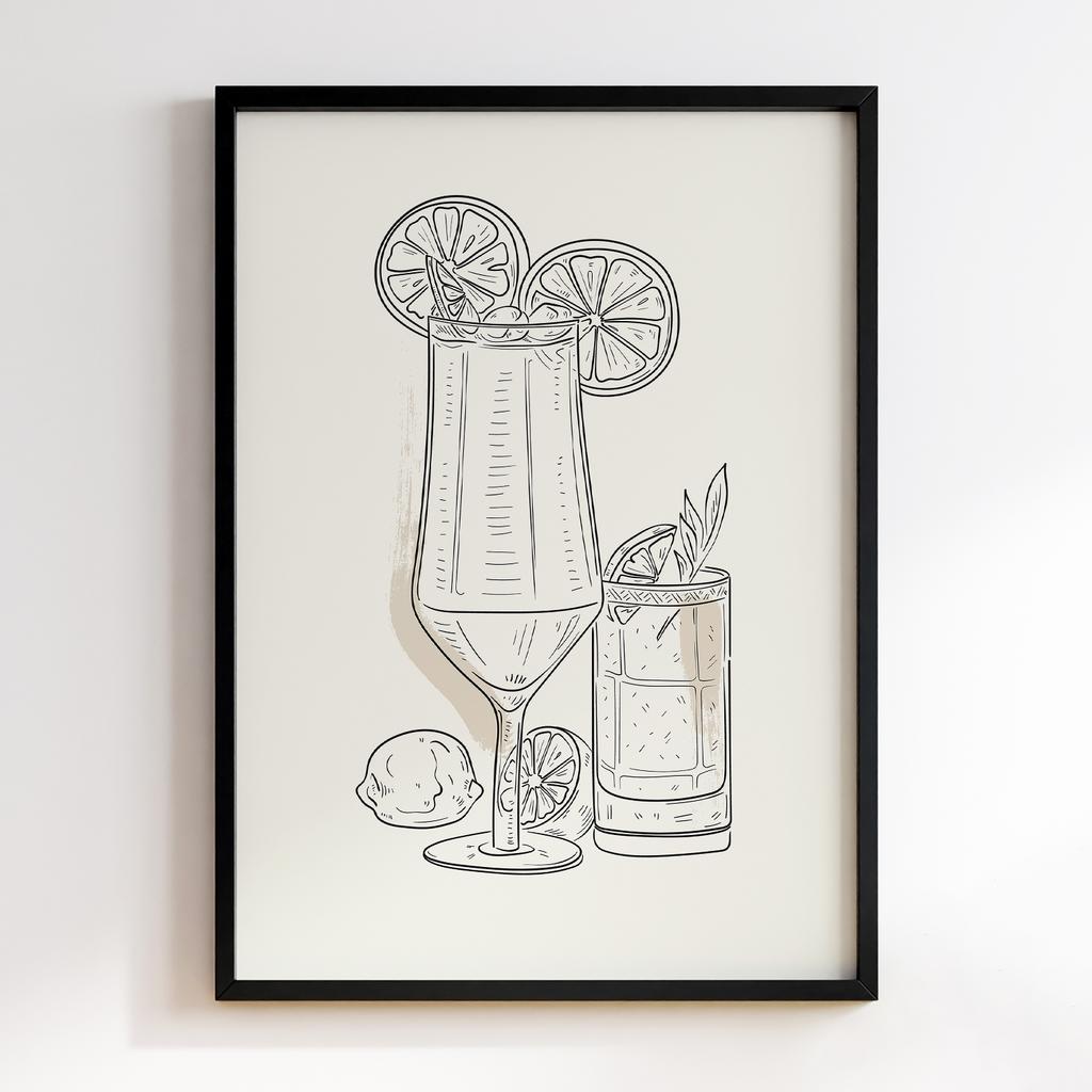 Постер Напої та Алкоголь DFT291