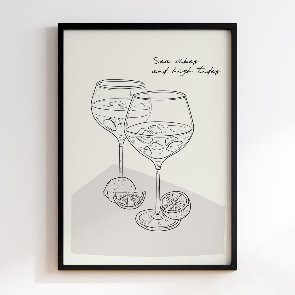 Постер Напої та Алкоголь DFT308