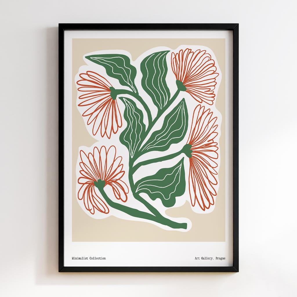 Постер Modern Flowers Art MF0037