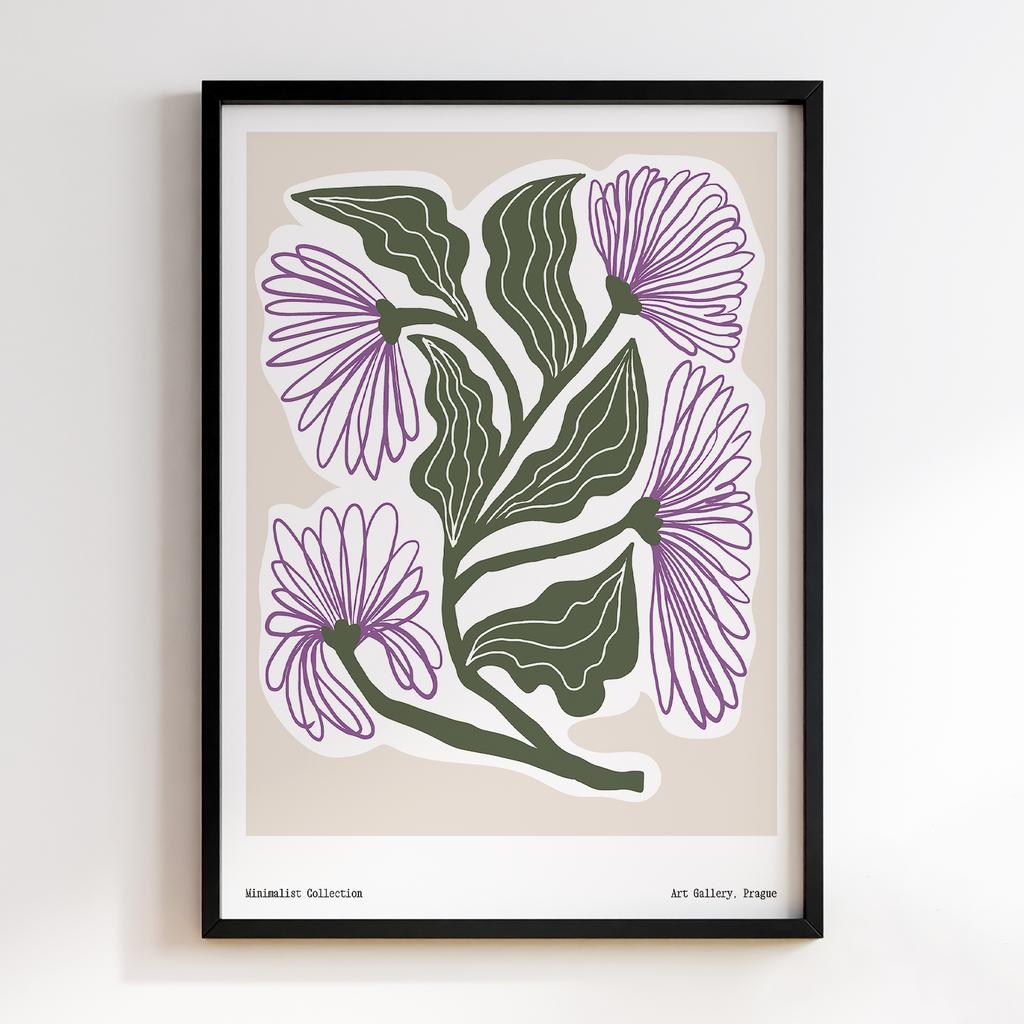 Постер Modern Flowers Art MF0071