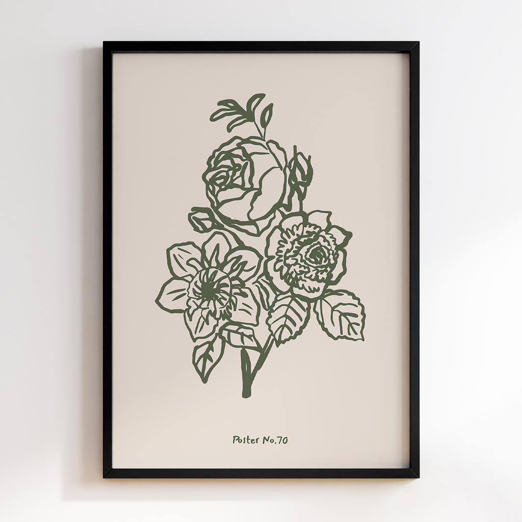 Постер Modern Flowers Art MF0229