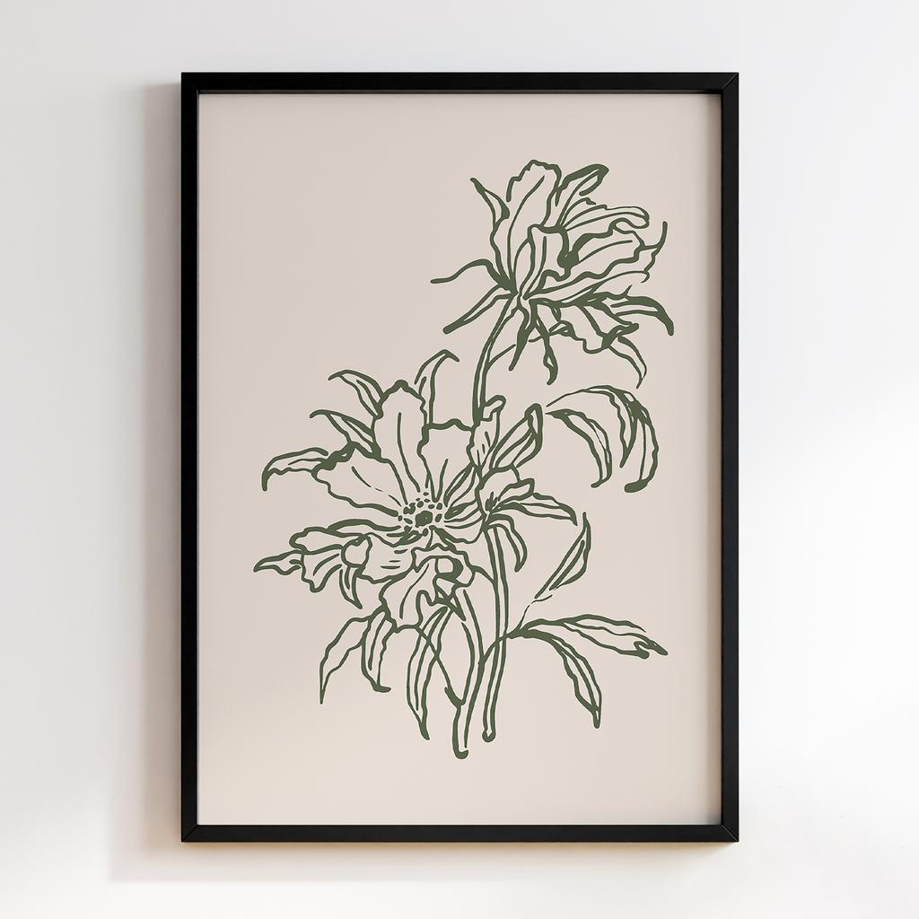 Постер Modern Flowers Art MF0231