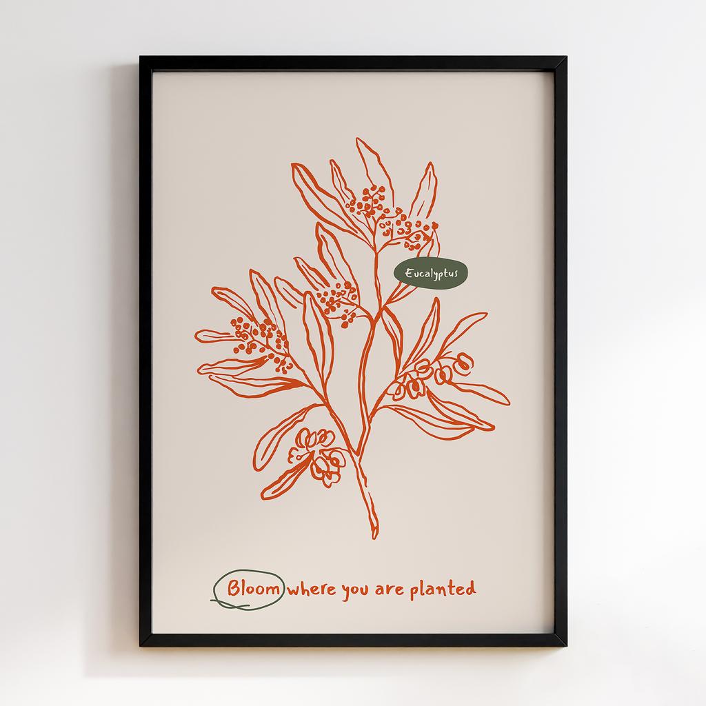 Постер Modern Flowers Art MF0238