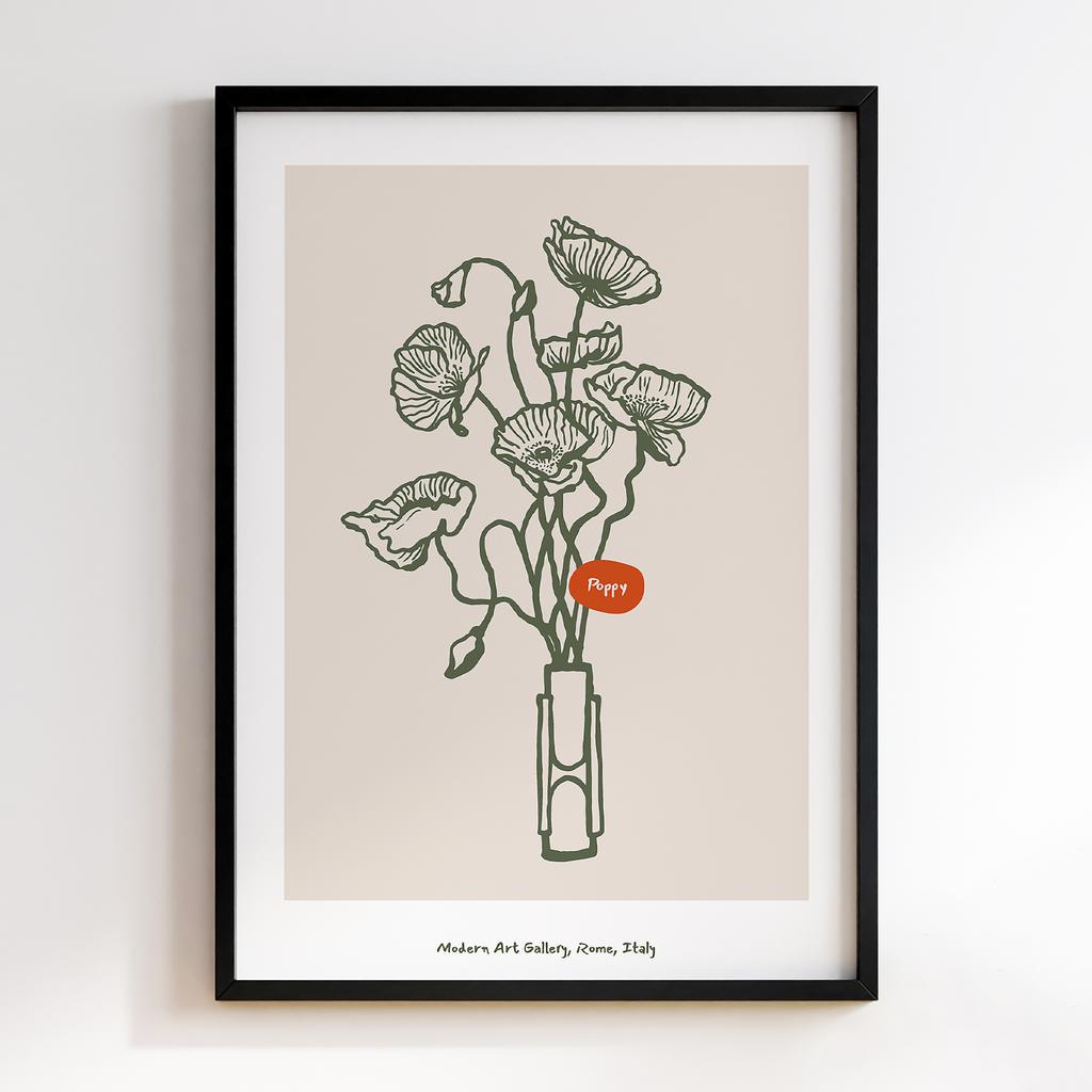 Постер Modern Flowers Art MF0249