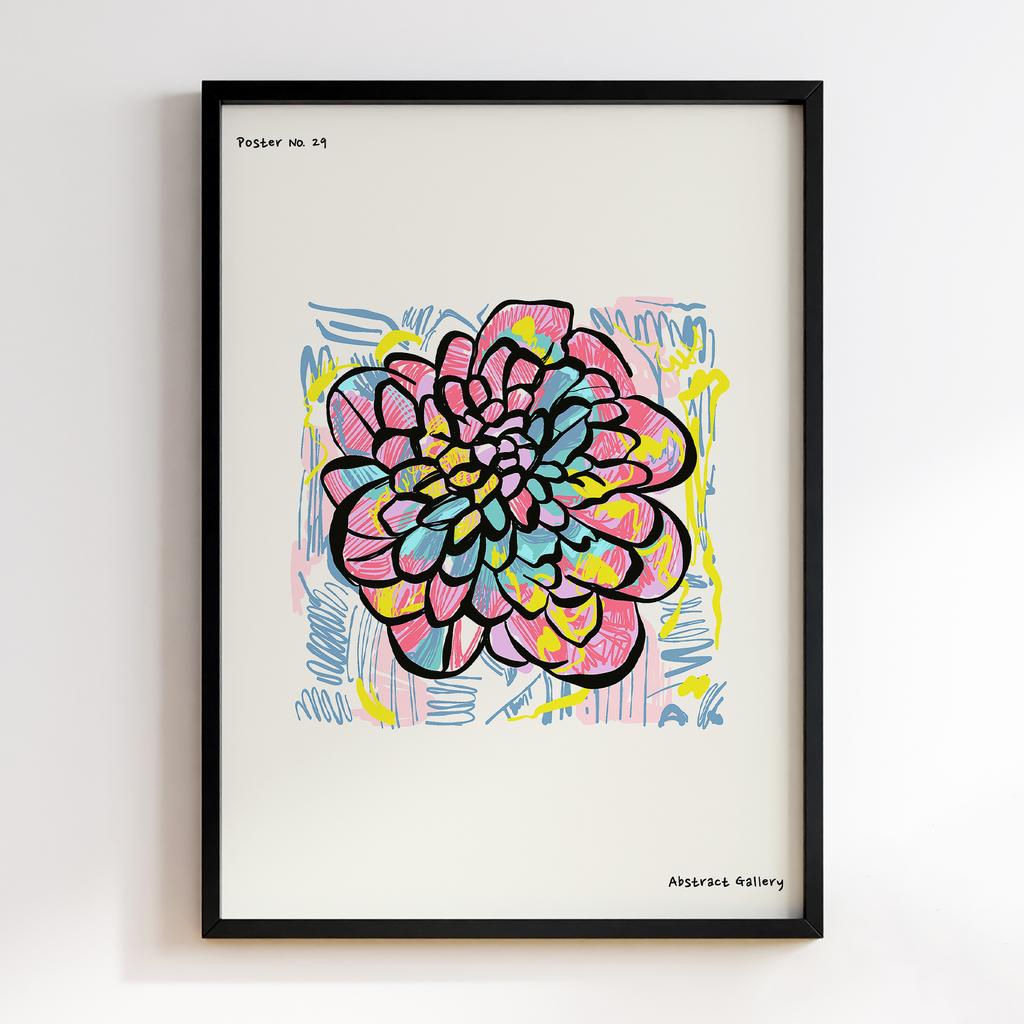 Постер Modern Flowers Art MF0530