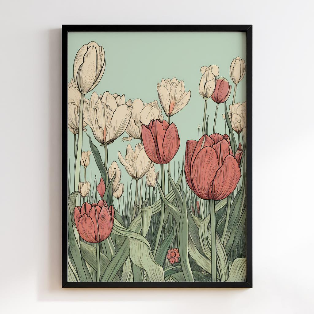 Постер Modern Flowers Art MF0908