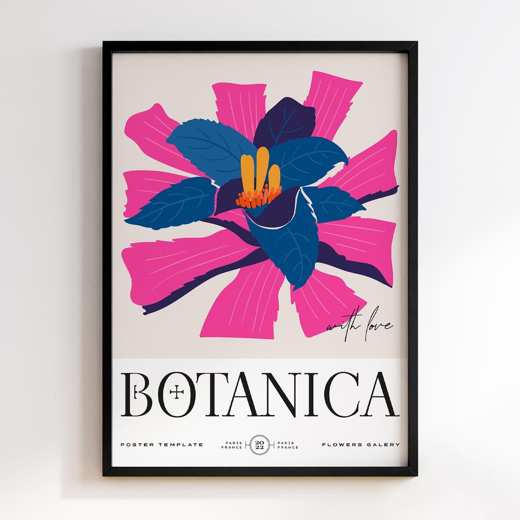 Постер Modern Flowers Art MF1002