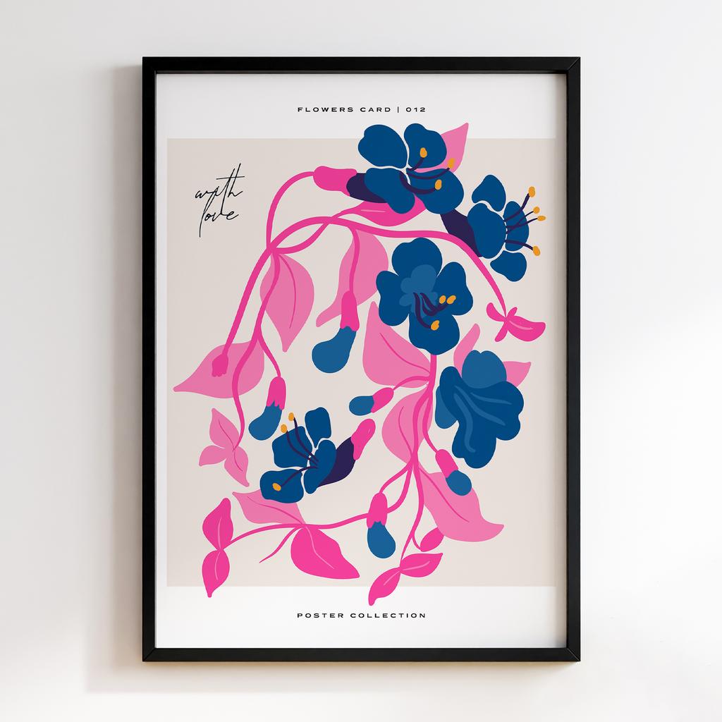 Постер Modern Flowers Art MF1014