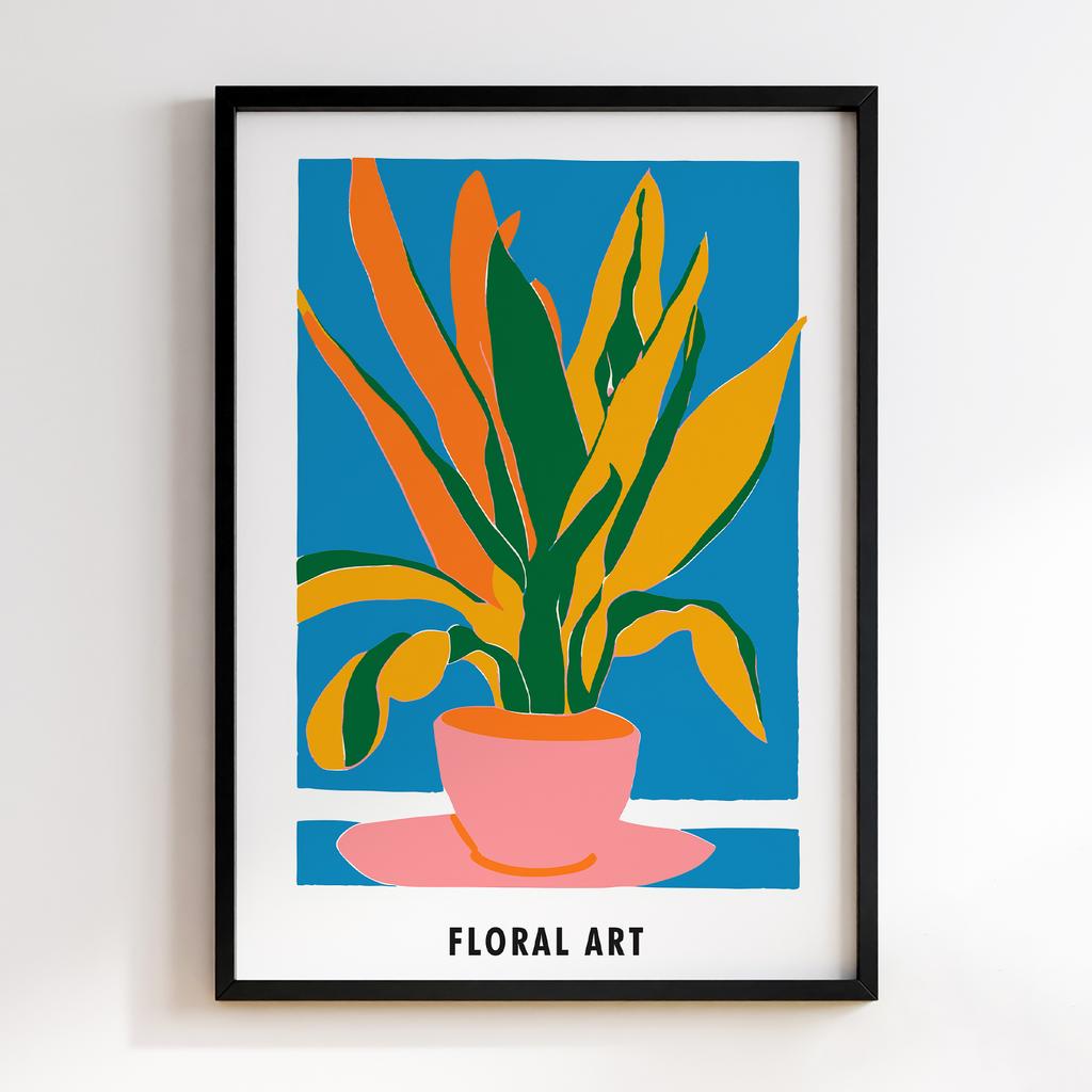 Постер Modern Flowers Art MF1021