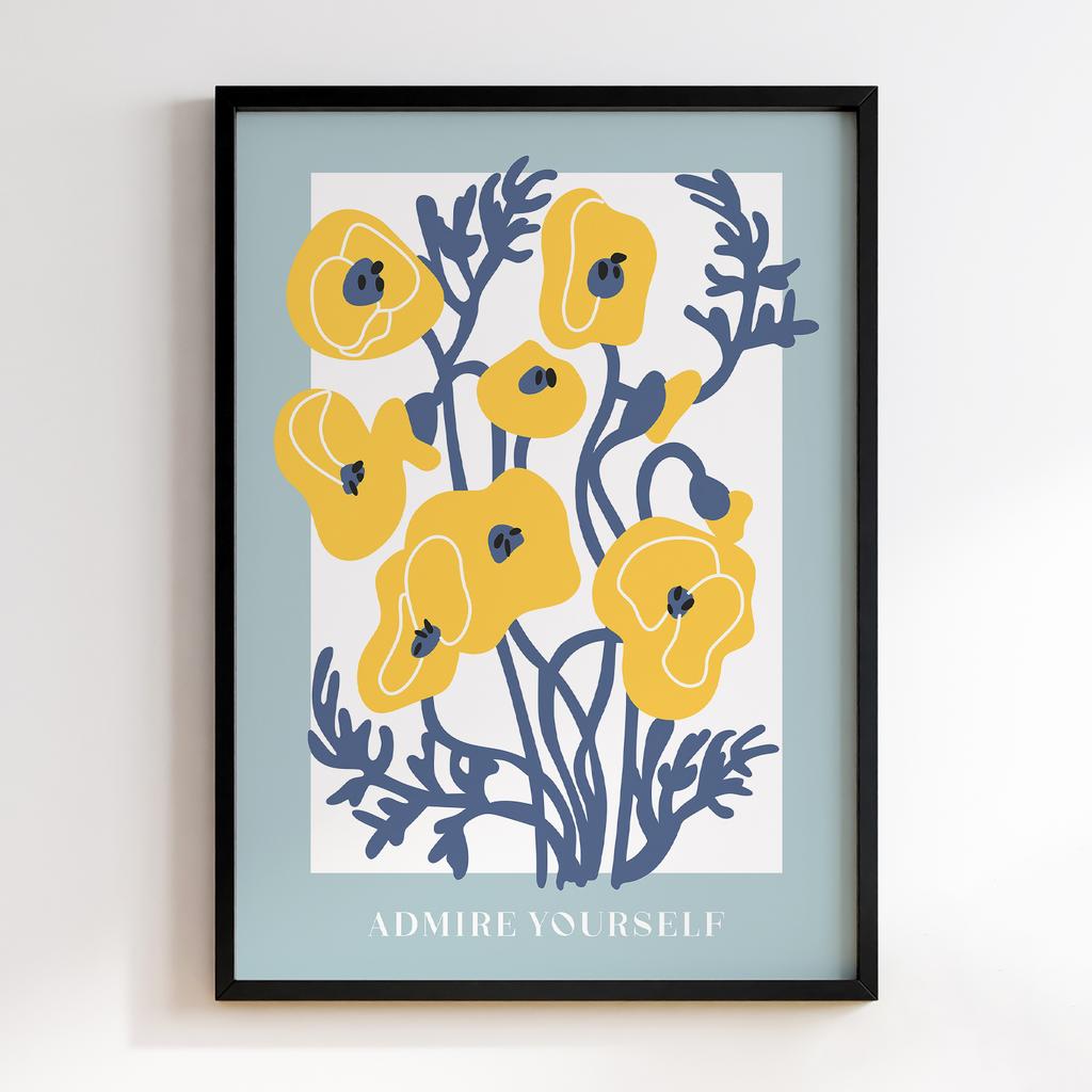 Постер Modern Flowers Art MF1033