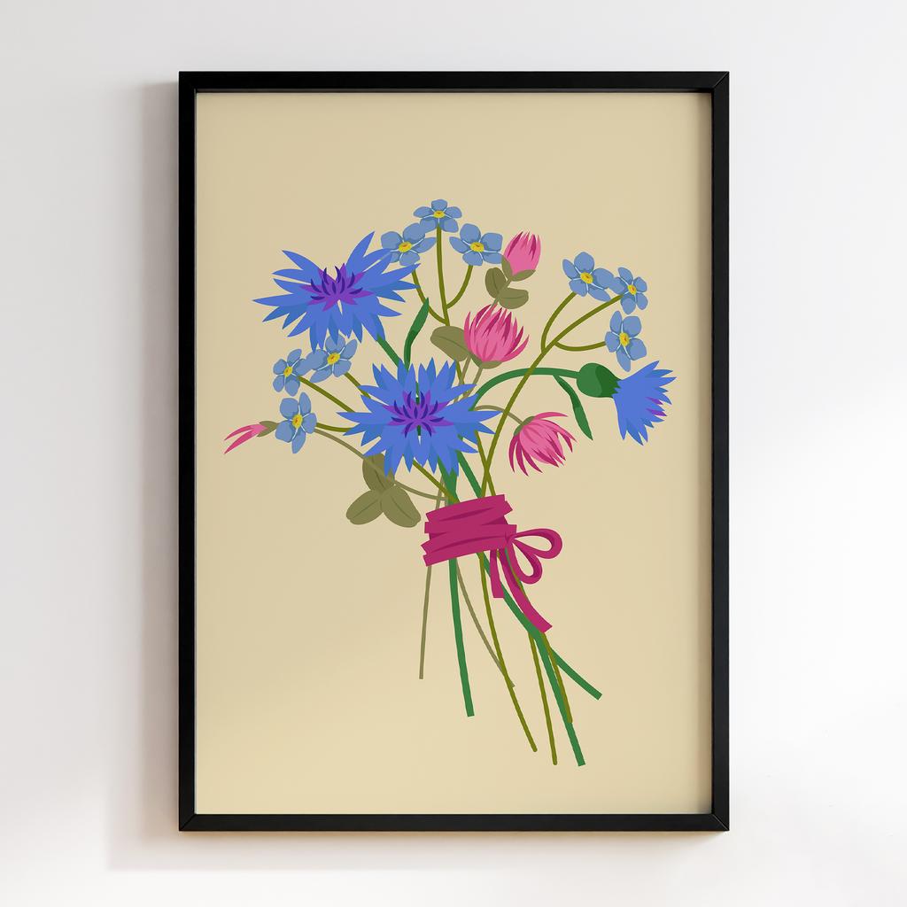 Постер Modern Flowers Art MF1156