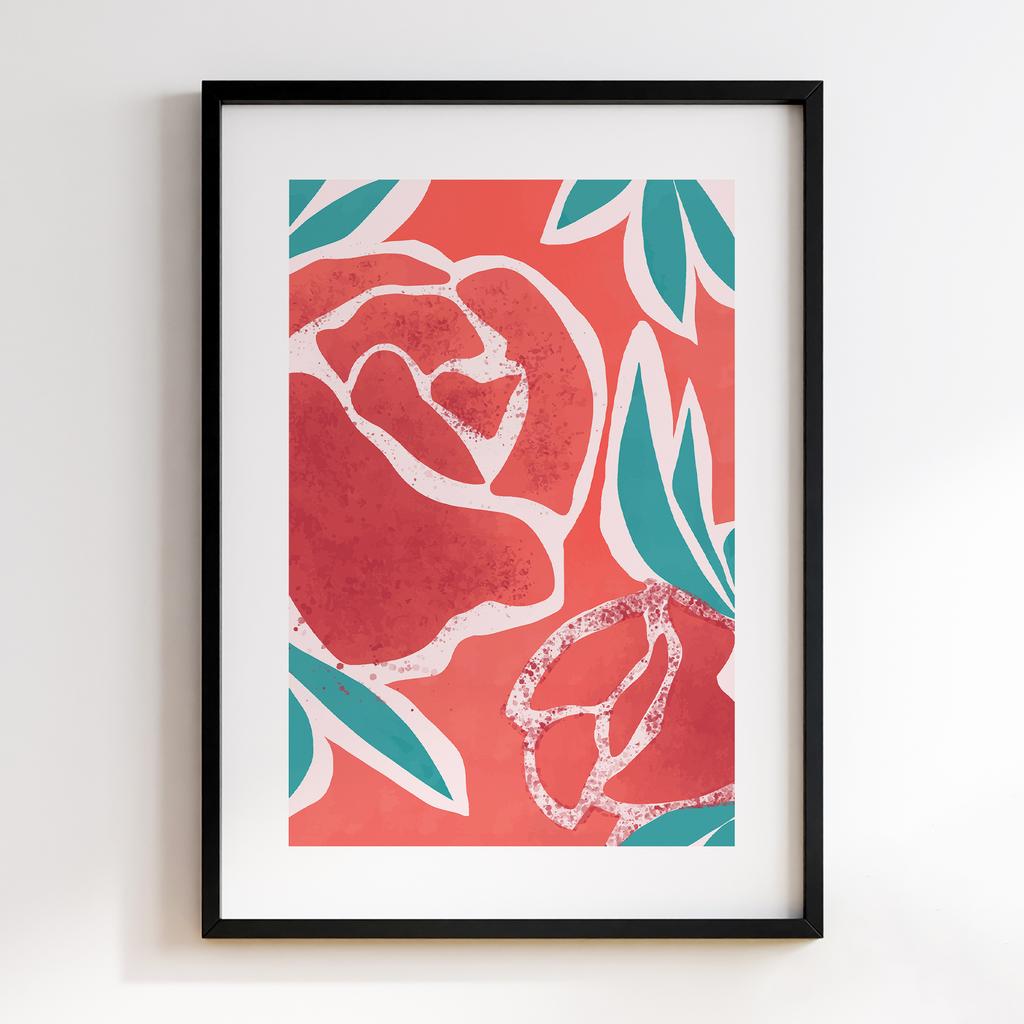 Постер Modern Flowers Art MF1192