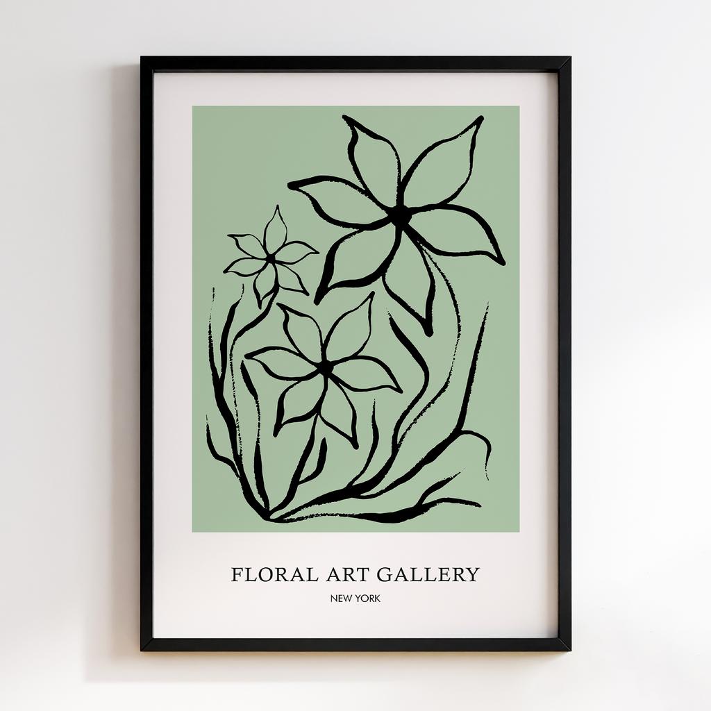 Постер Modern Flowers Art MF1218