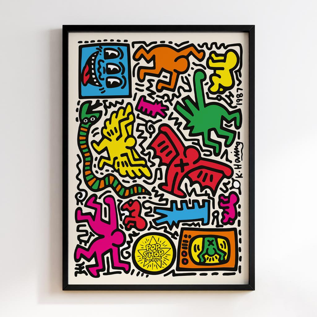 Постер Кіт Харінг (Keith Haring) KG35