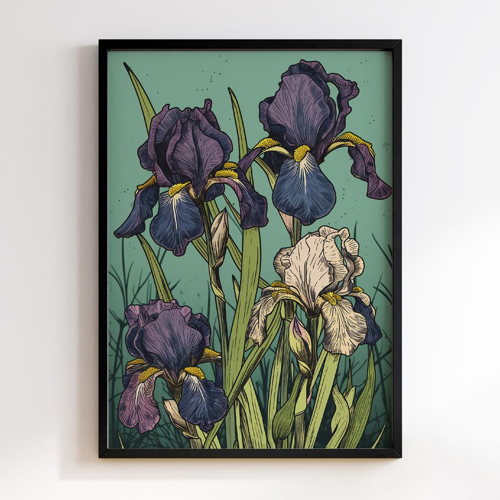 Постер Modern Flowers Art MF1236