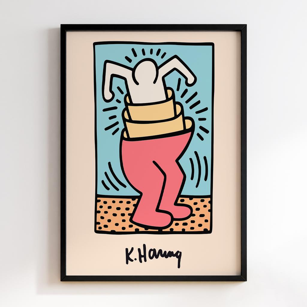 Постер Кіт Харінг (Keith Haring) KG132