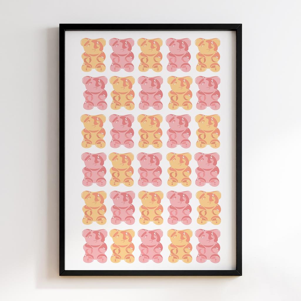 Постер Gele Gummy Bears