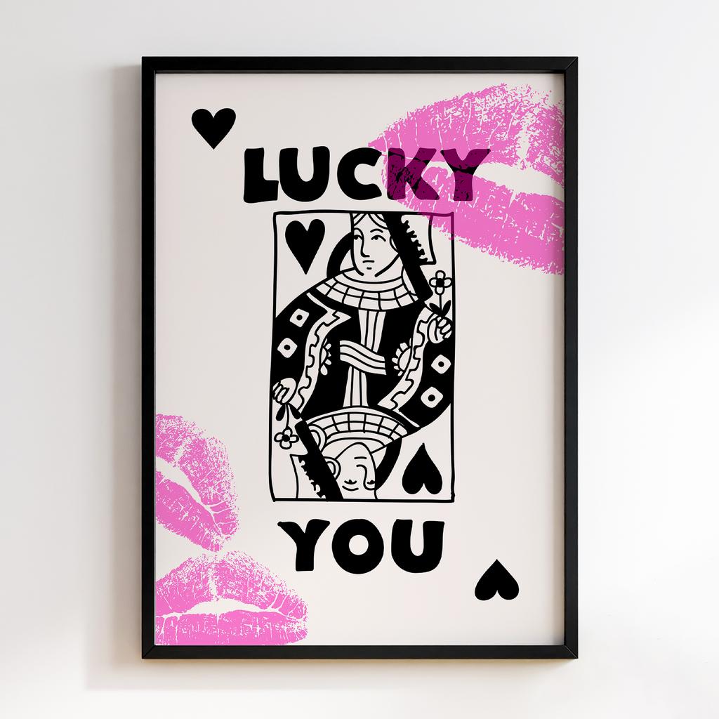 Постер Lucky You Card