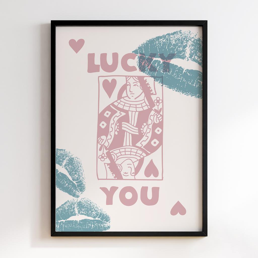 Постер Lucky You Card Kisses