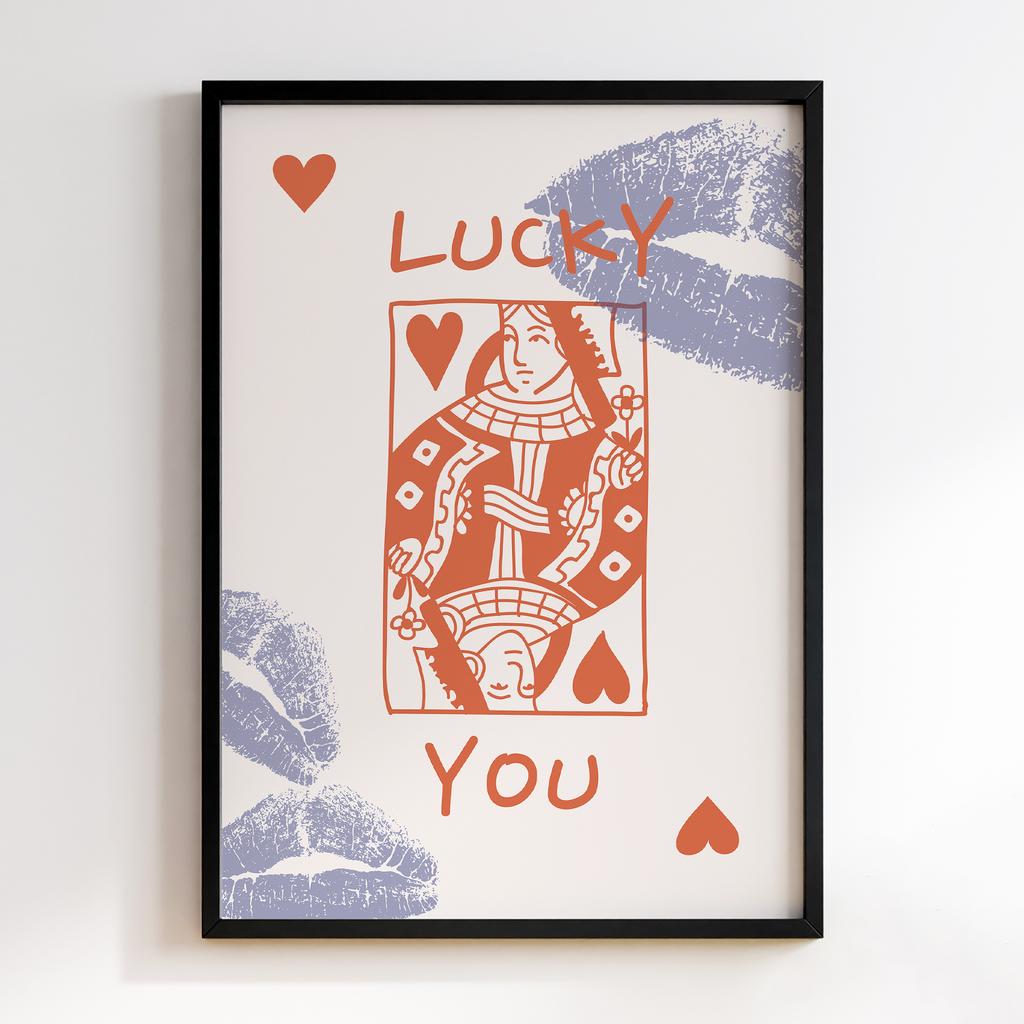 Постер Lucky You Card Kisses