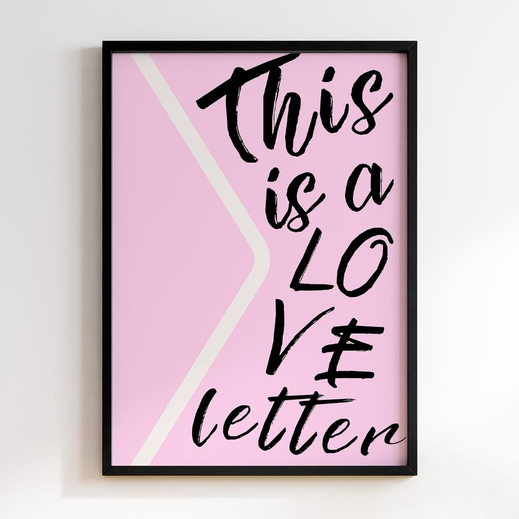 Постер This is a Love Latter