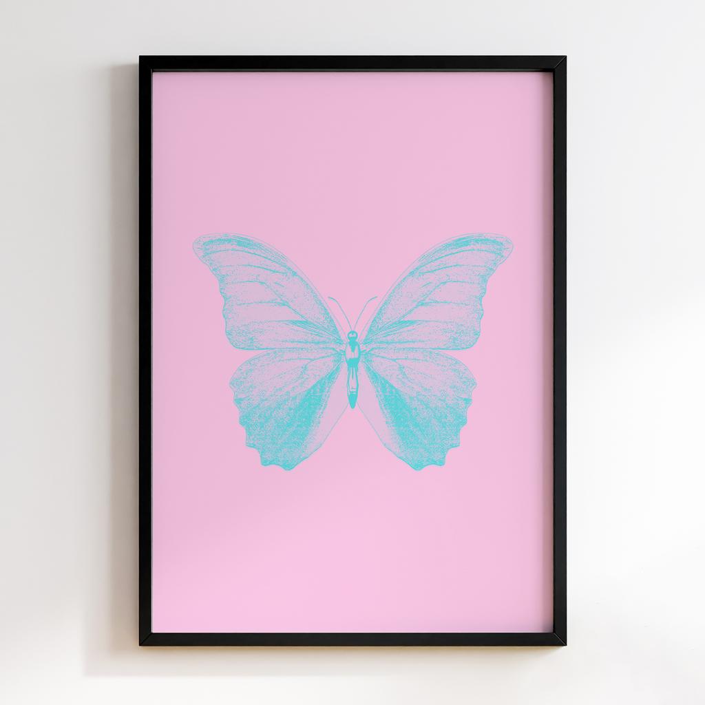 Постер Turquoise Butterfly