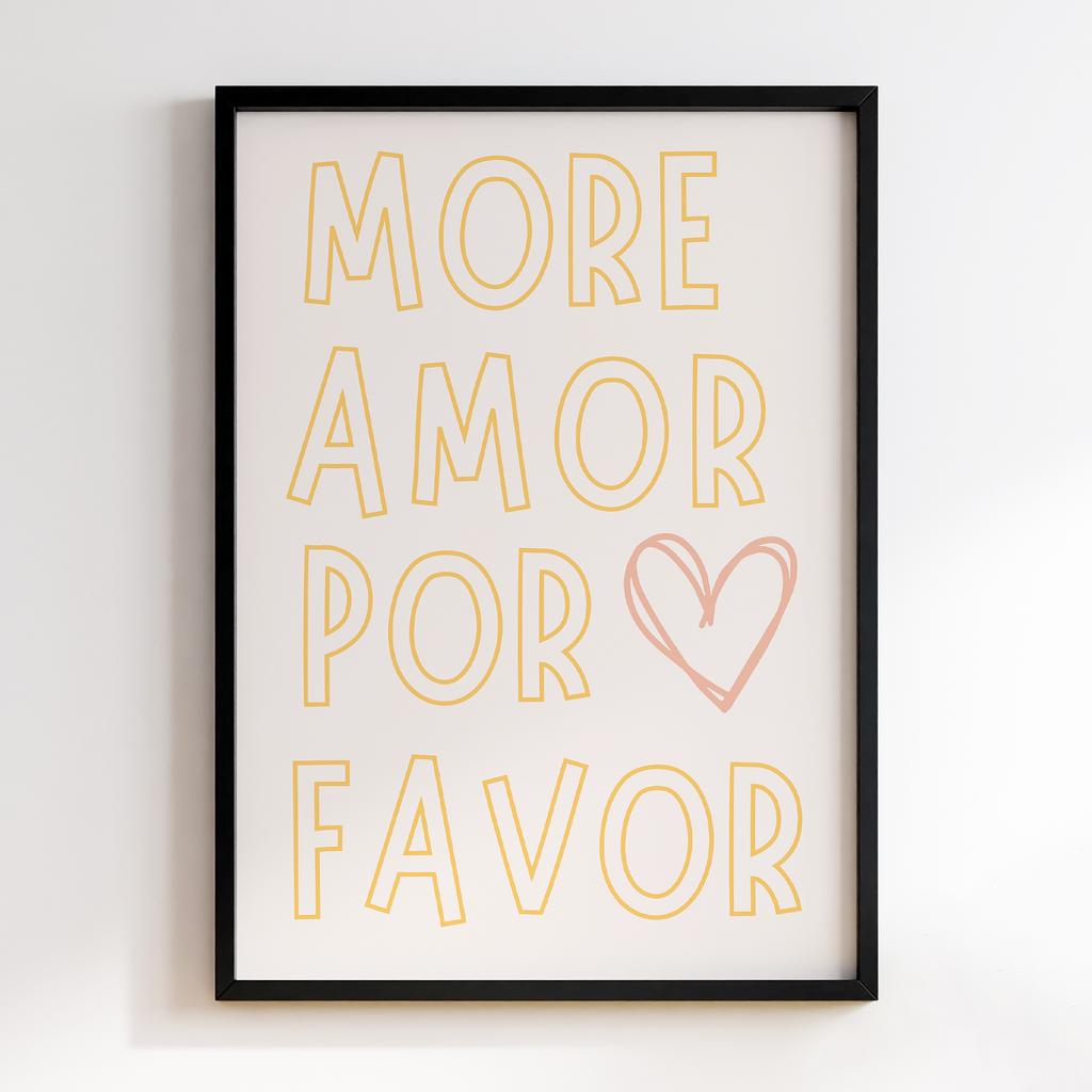 Постер More Amor Por Favor