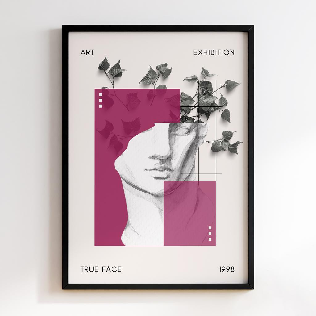 Постер True Face Art Exhibition 1998