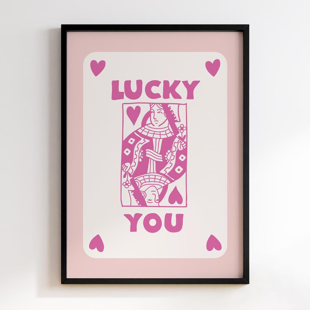 Постер Сrimson Lucky You Card