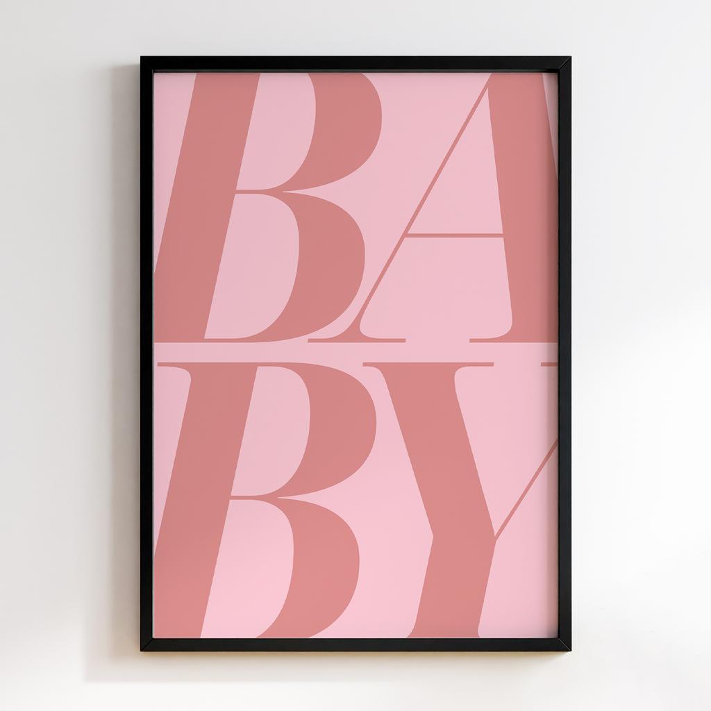 Постер Pink Baby Pastele