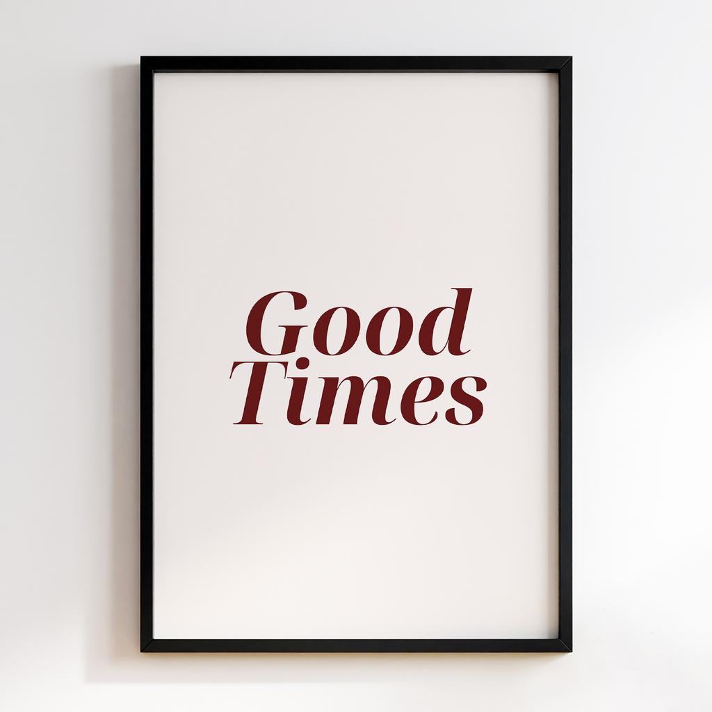 Постер Good Times