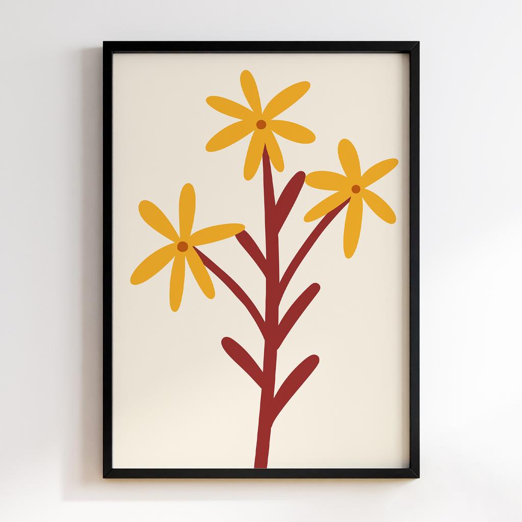 Постер Modern Flowers Art MF1748