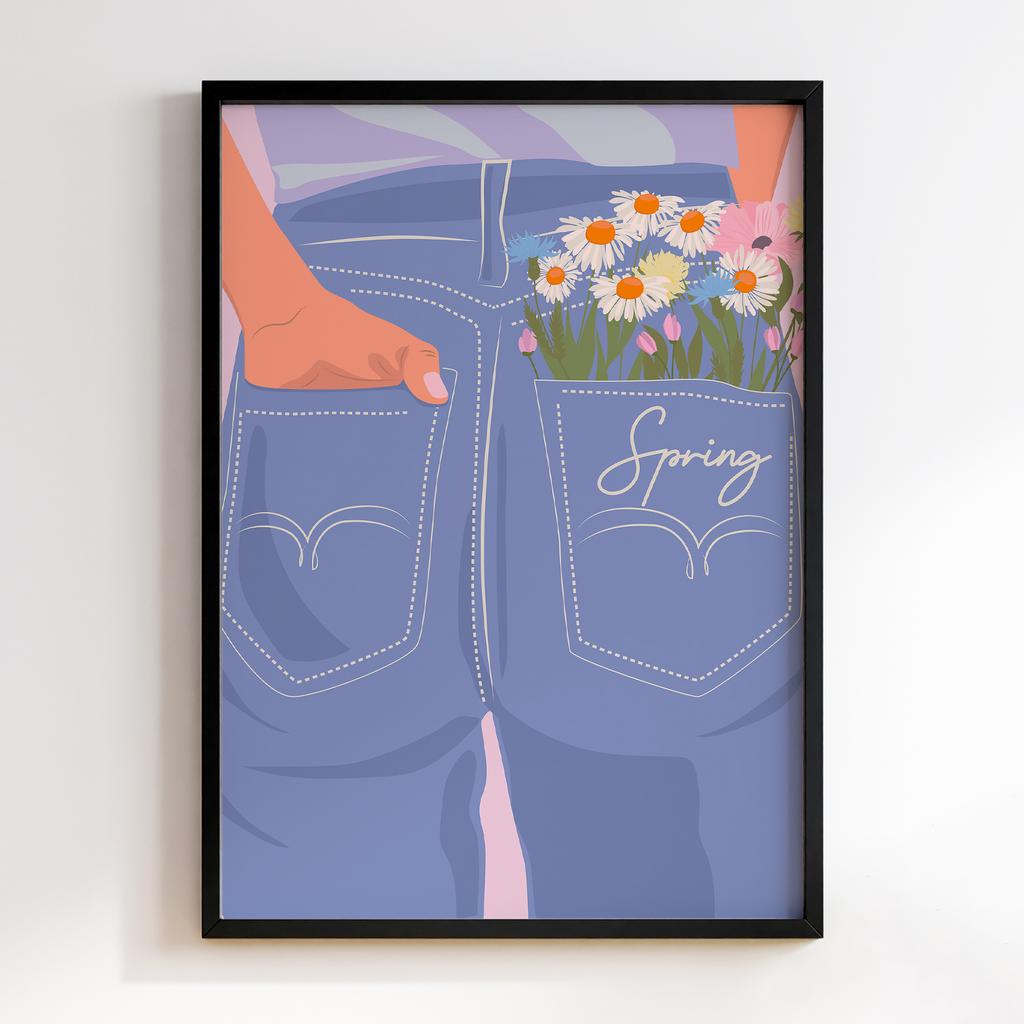 Постер Modern Flowers Art MF1754