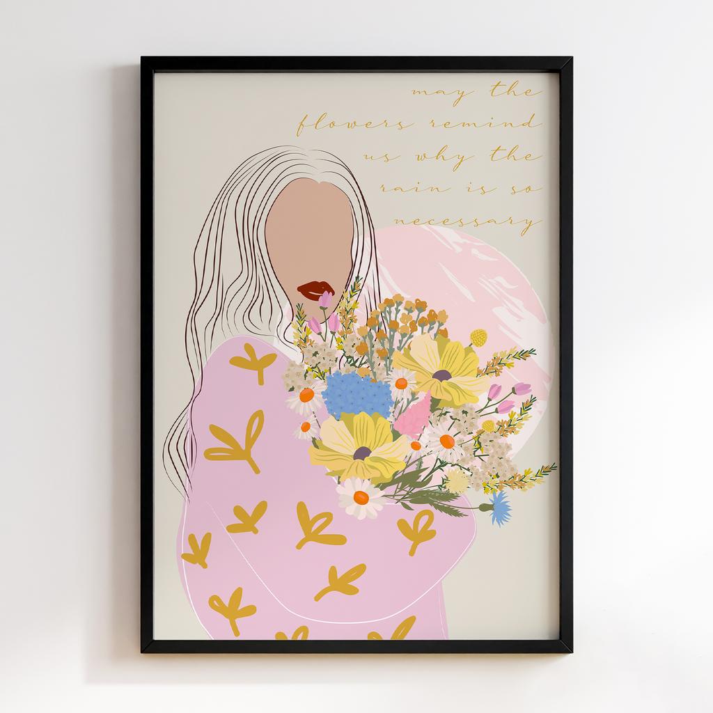 Постер Modern Flowers Art MF1772