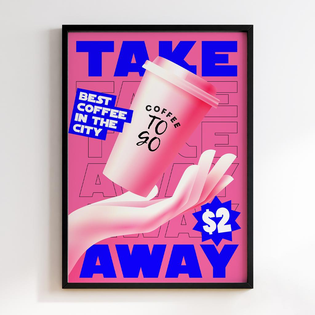 Постер Кава (Coffee) CA016