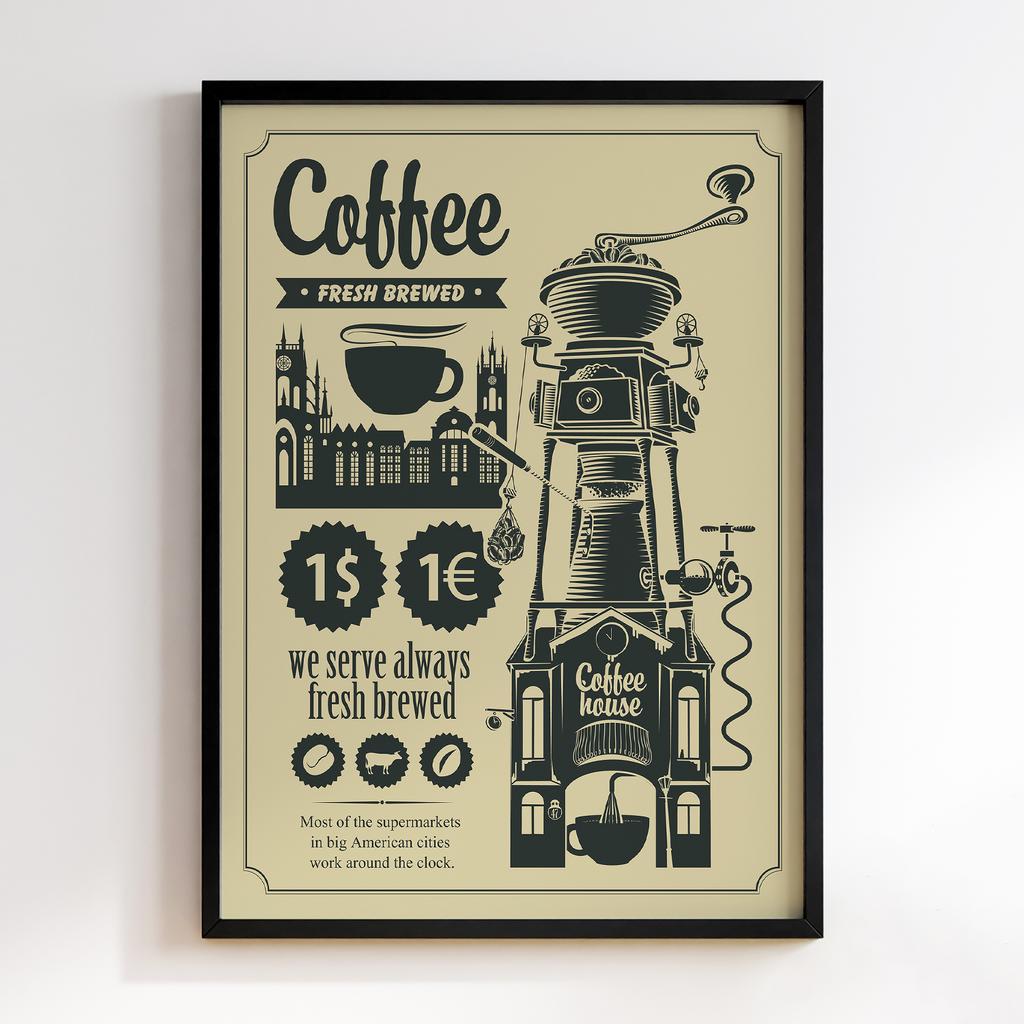 Постер Кава (Coffee) CA021