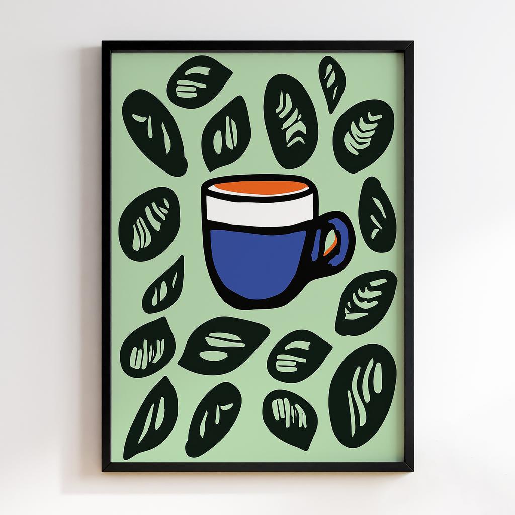 Постер Кава (Coffee) CA023