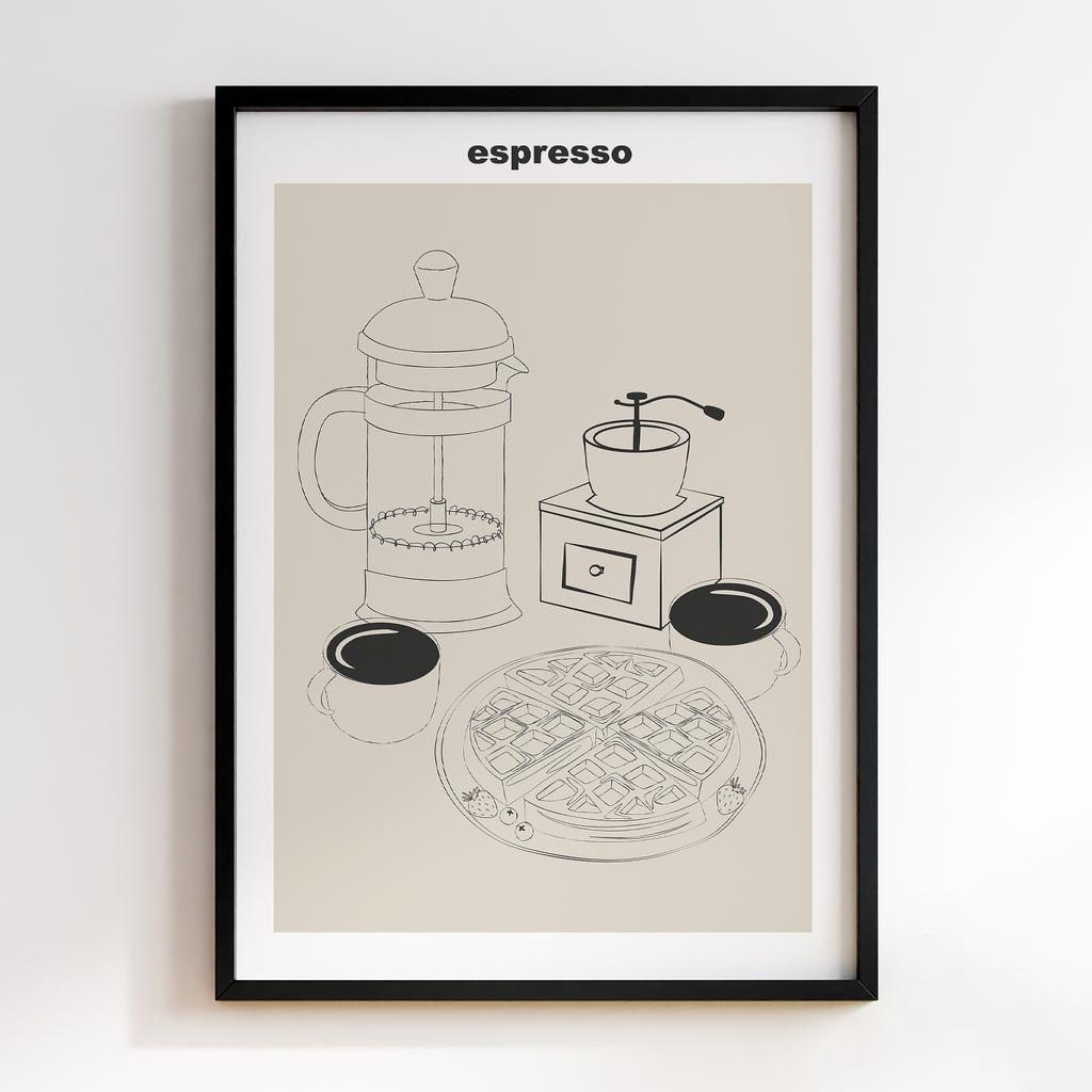 Постер Кава (Coffee) CA061