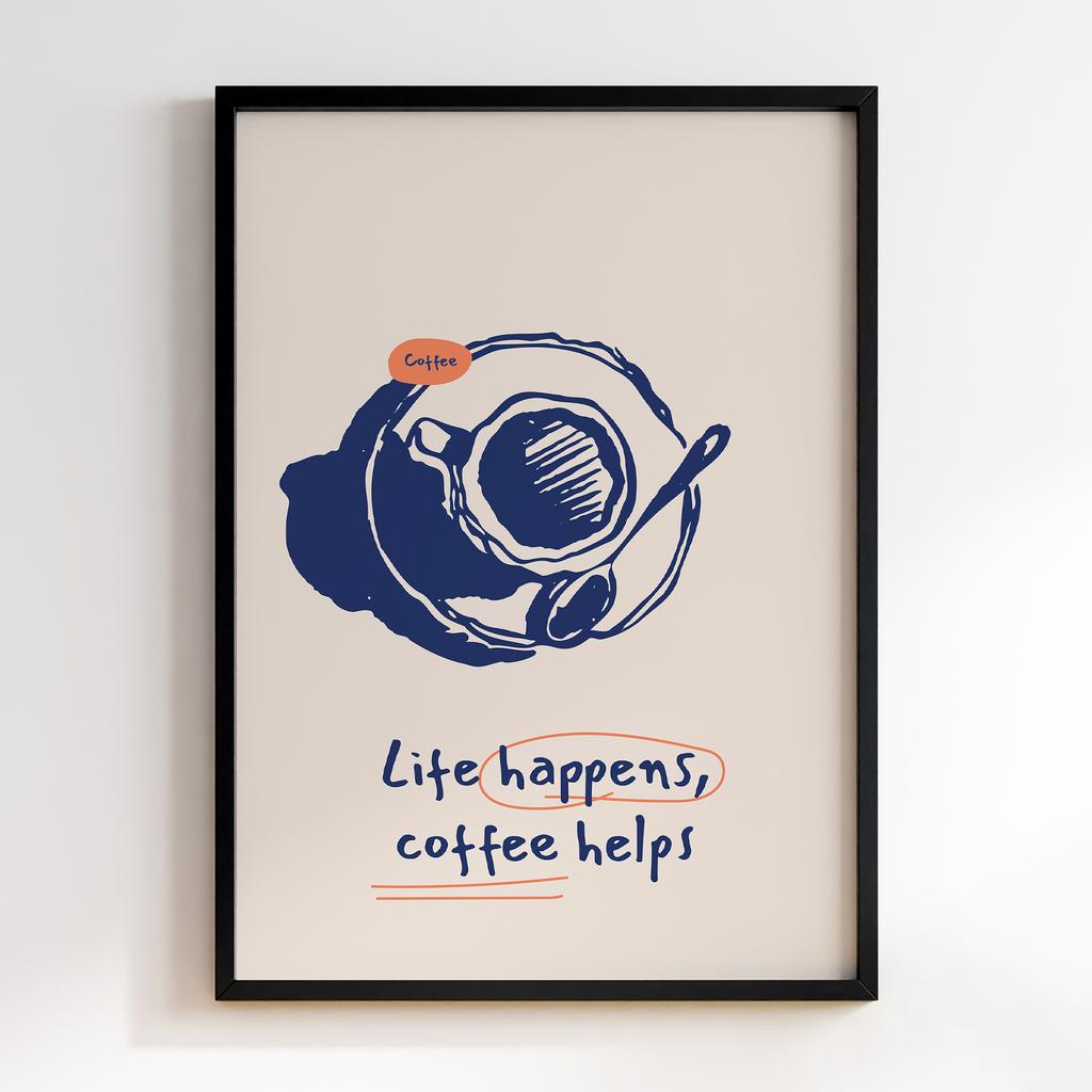 Постер Кава (Coffee) CA079