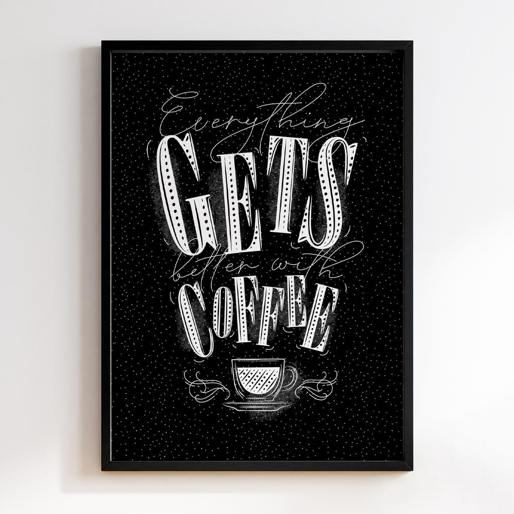 Постер Кава (Coffee) CA151