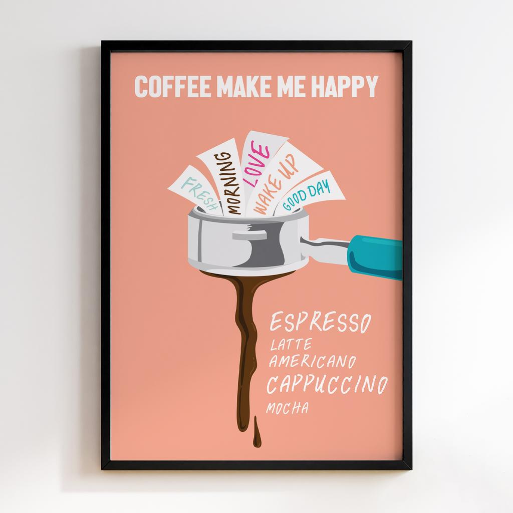 Постер Кава (Coffee) CA334