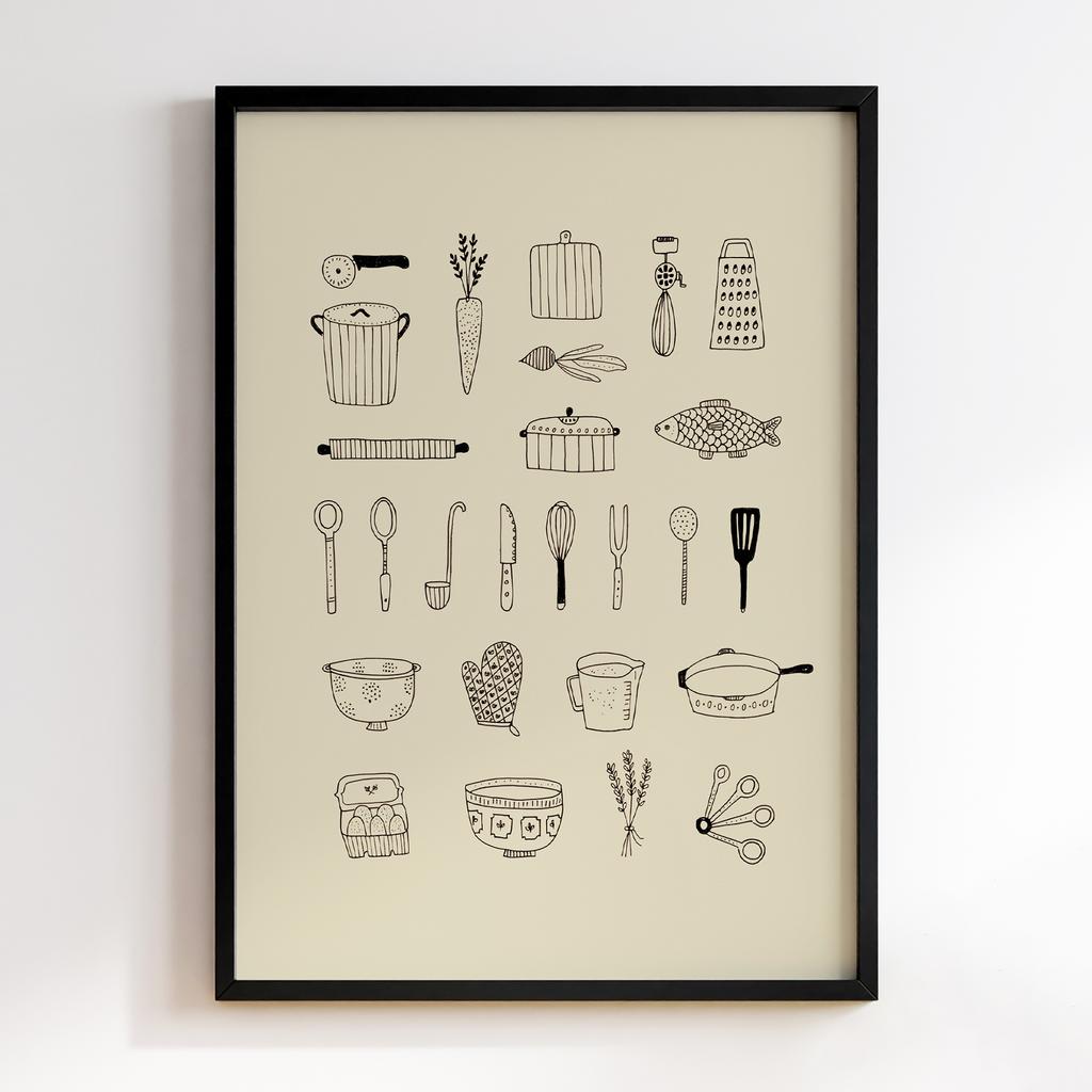 Постер на кухню Kitchen Modern Art KT203