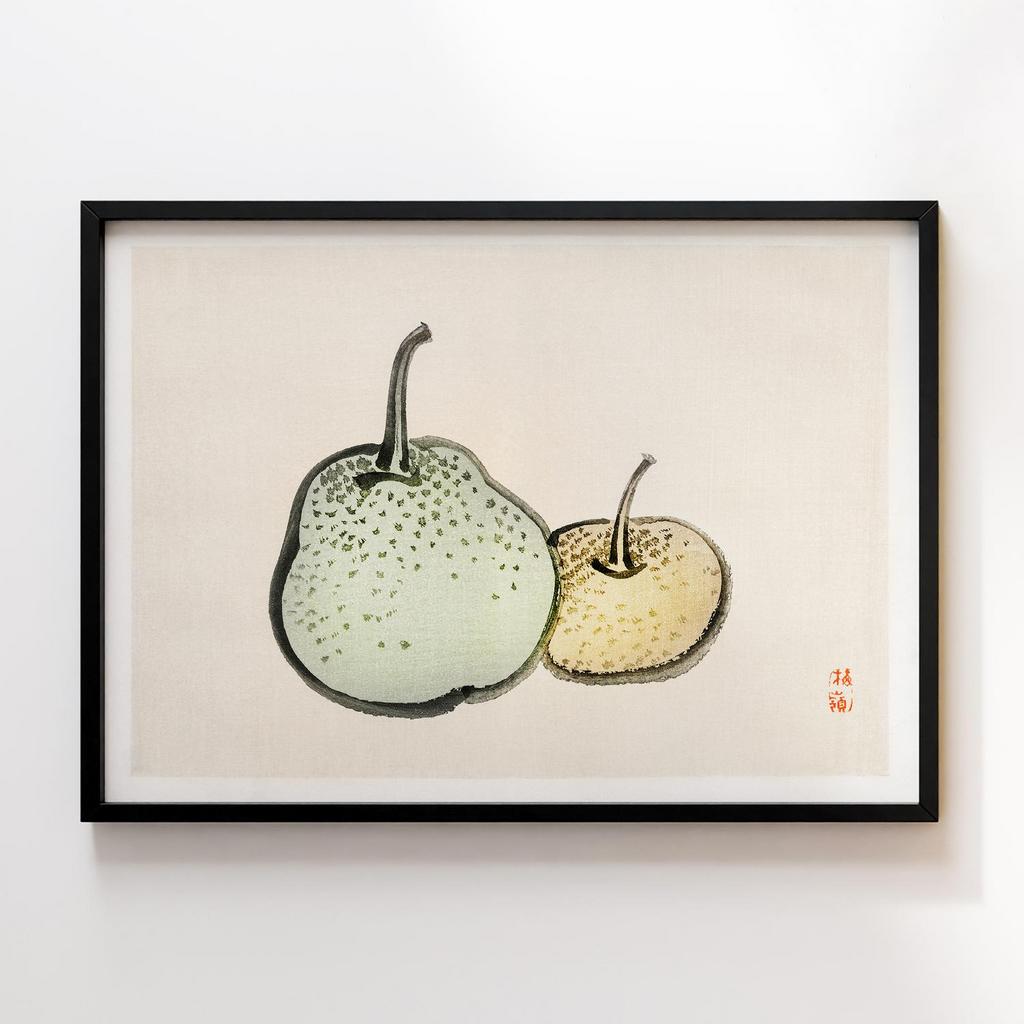 Постер Kono Bairei Gakan Asian Pears