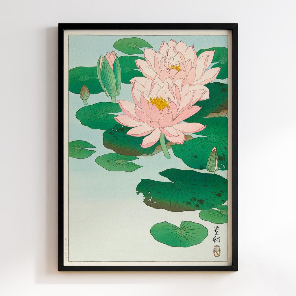 Постер Water Lily (1920 - 1930) by Ohara Koson (1877-1945)