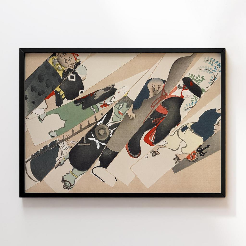 Постер Blades from Momoyogusa–Flowers of a Hundred Generations (ca. 1909–1910) by Kamisaka Sekka #2