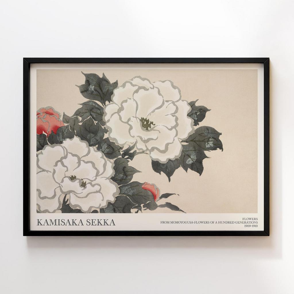 Постер Flowers from Momoyogusa–Flowers of a Hundred Generations (ca. 1909–1910) by Kamisaka Sekka #2